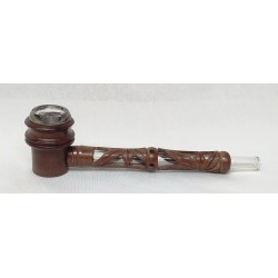 Wooden Glass Pipe WGP-10