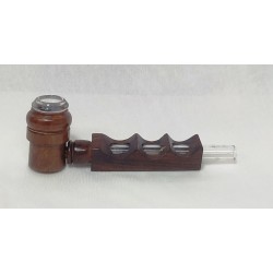 Wooden Glass Pipe WGP-11