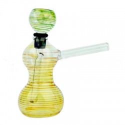 EG-GB-016    4.5-5" Fumed Bubbler with Fitted Slide-Asst. Colors