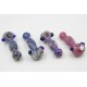 4.5" 110gr. Middle Square Colored Glass Pipe