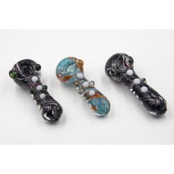 5" 140gr. Marbles Colored Glass Pipe