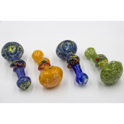 5" 145gr. Middle Twisted Solid Colored Glass Pipe