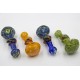 5" 145gr. Middle Twisted Solid Colored Glass Pipe