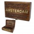 Wooden Rolling Box - Amsterdam Engraved 2