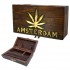 Wooden Rolling Box - Amsterdam Leaf