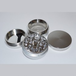 Aluminium CNC Silver Grinder 4 Part